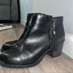 BATA Black Ankle Booties